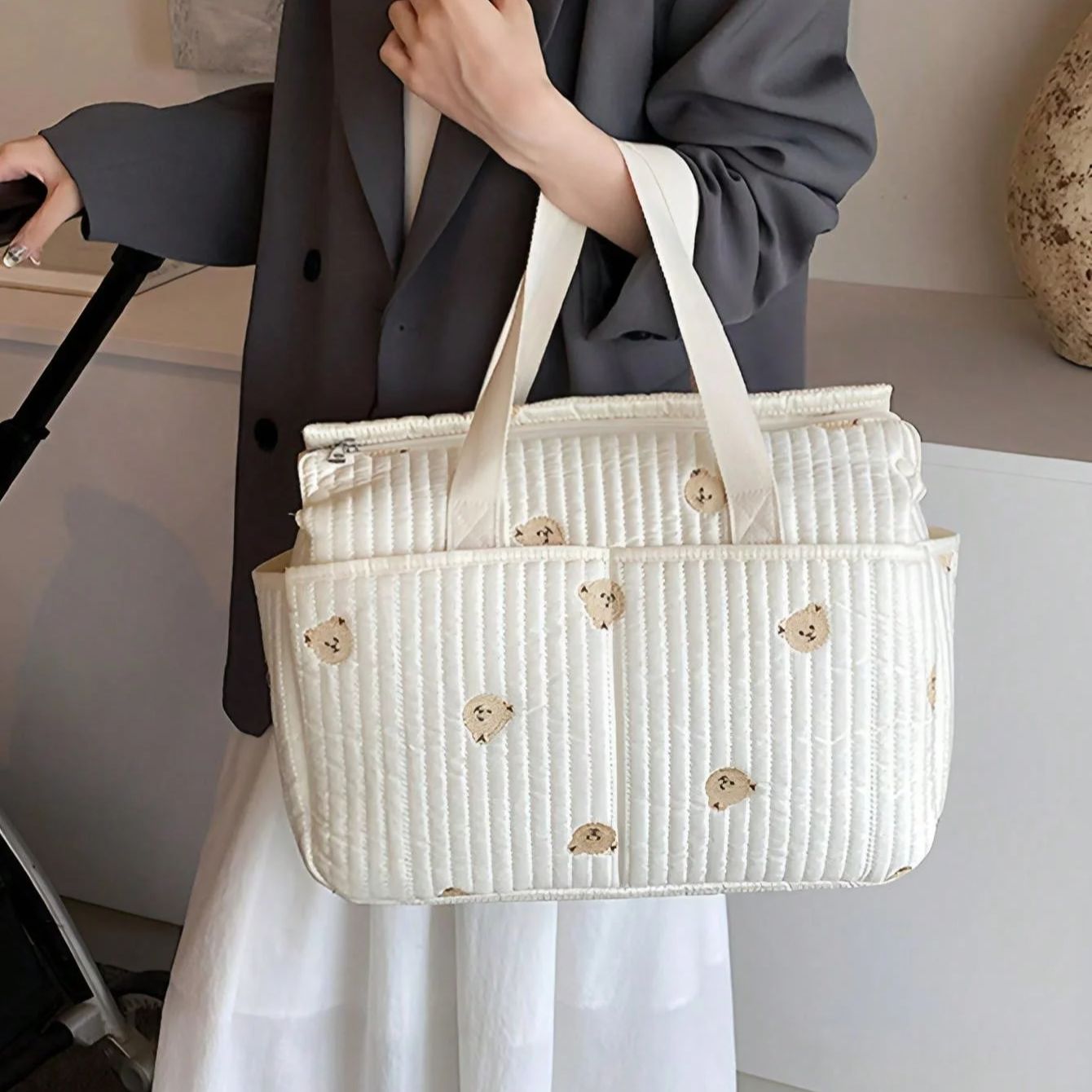 Baby Clothing Bag - Nieuwe Hoge Capaciteit Mummie Tas Geborduurde