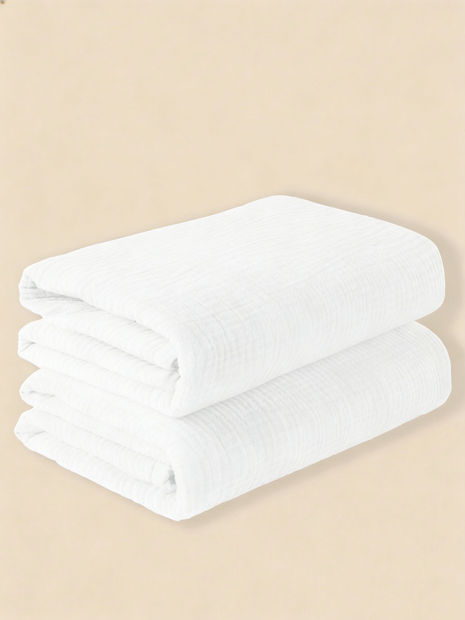Baby Clothing Organic Cotton - 2-pack babywikkeldekens, biologische katoenen mousseline-wikkeldekens voor