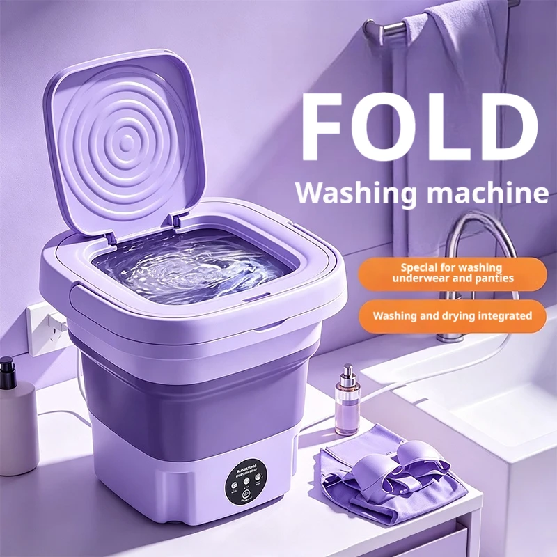 Baby Clothing Washing Machine - 9L Opvouwbare Mini Wasmachine Draagbare Kleine