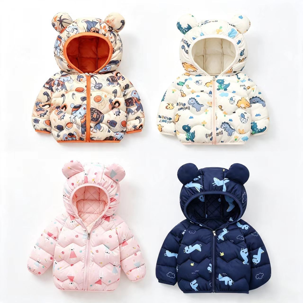 Baby Clothing Zip - Kinderjas Baby Cartoon Jas Jongens Hoodie