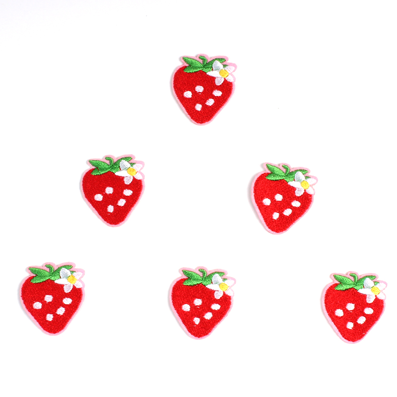 10 stuks cartoon aardbei patch - Baby X Clothing recensie en prijs
