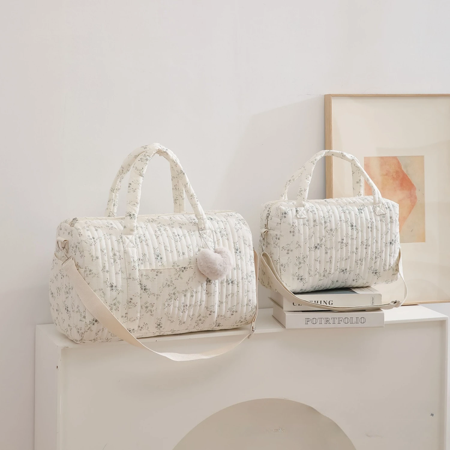 Borduren Bloemen Mama Tas Grot - Baby Clothing Bag recensie en prijs