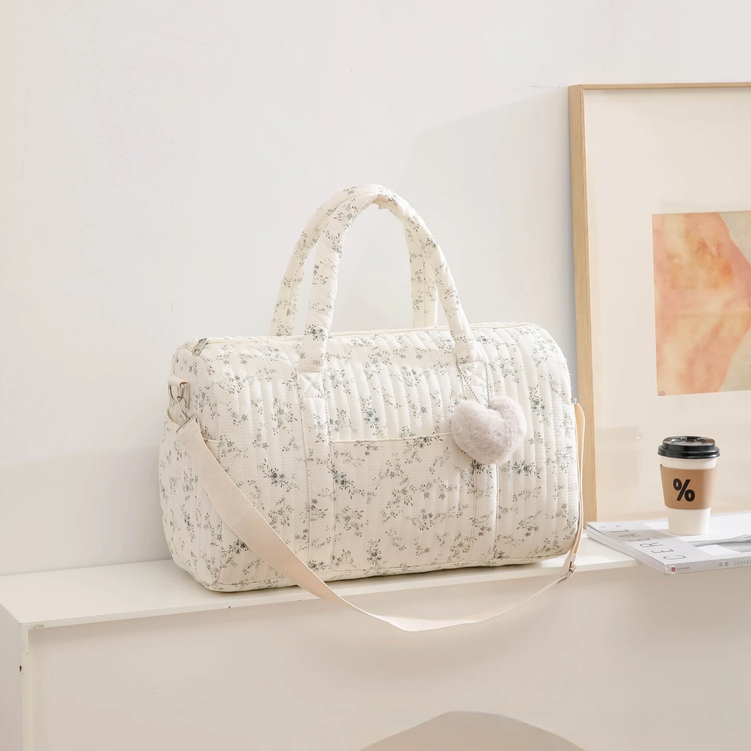 Borduren Bloemen Mama Tas Grot - Baby Clothing Bag recensie en prijs