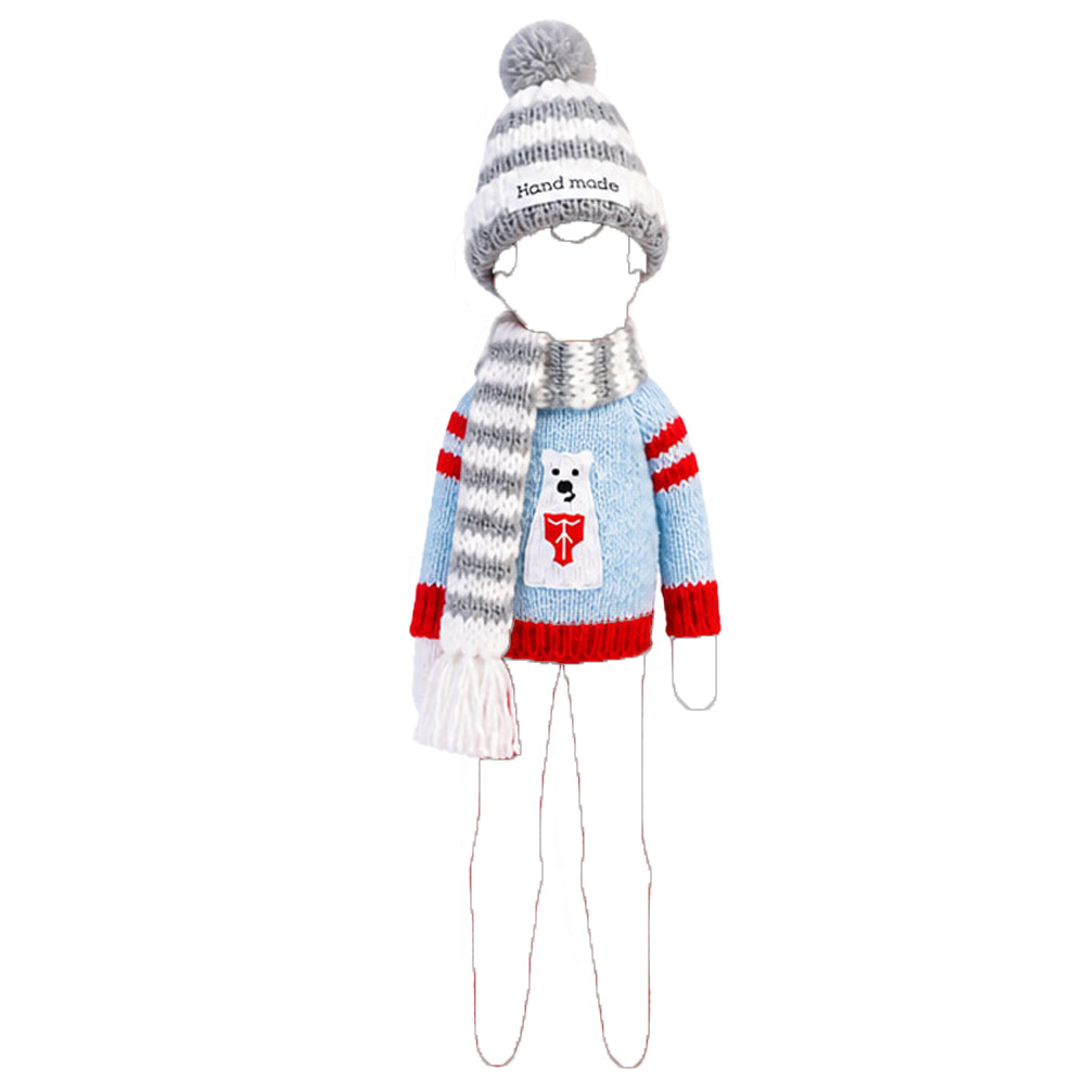 Kerstpop Trui Gebreide Muts Sj - Baby Clothing Crochet recensie en prijs