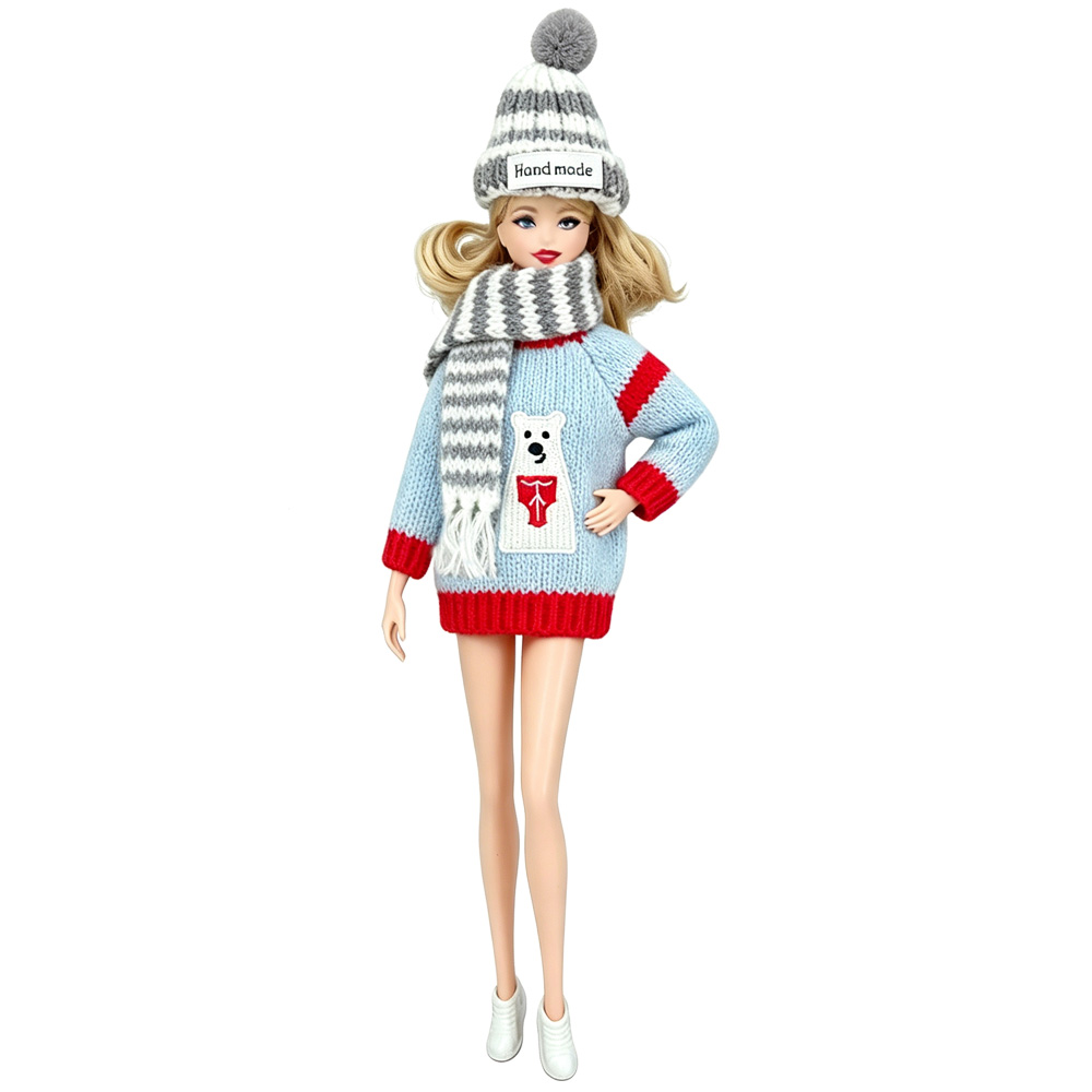 Kerstpop Trui Gebreide Muts Sj - Baby Clothing Crochet recensie en prijs
