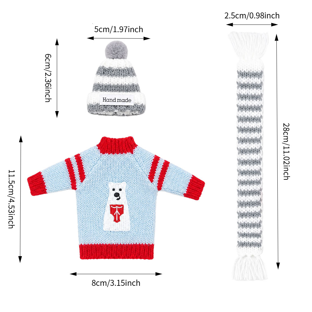 Kerstpop Trui Gebreide Muts Sj - Baby Clothing Crochet recensie en prijs