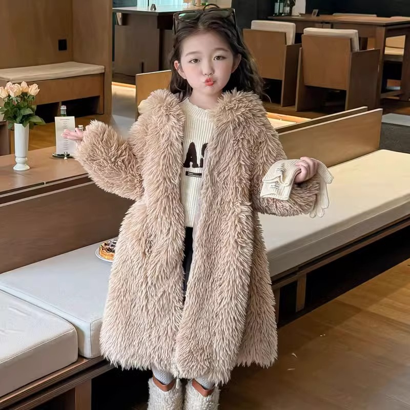 Herfst winter meisjes bontjas  - Baby X Clothing recensie en prijs