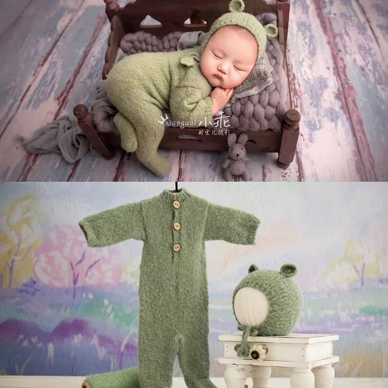 Babyfoto gebreide beer kleding - Baby Clothing Set recensie en prijs