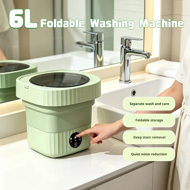 6L Opvouwbare Draagbare Wasmac - Baby Clothing Washing Machine recensie en prijs