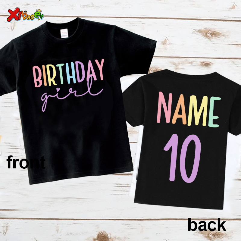 Verjaardag meisje T-shirt fees - Baby Clothing Names recensie en prijs
